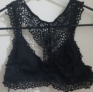 Black Racerback Bralette